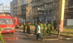 Đang vận hành, nhà máy nhiệt điện Phả Lại bỗng nhiên cháy ngùn ngụt
