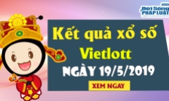 Kết quả xổ số Vietlott ngày 19/5/2019