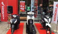 Bảng giá xe máy Honda mới nhất tháng 1/2018 tại Việt Nam