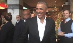 Ông Obama xuất hiện gây náo loạn đường phố New York
