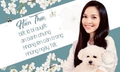 [E] Hiền Thục chia sẻ bí quyết ăn bánh chưng không lên cân ngày Tết