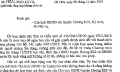 Không đi họp, 2 Chủ tịch huyện ở Hà Tĩnh bị yêu cầu giải trình