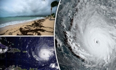 Siêu bão Irma lớn bằng cả nước Pháp đang tiến về phía Mỹ