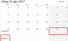 Tết Dương lịch 2018 người lao động được nghỉ mấy ngày?