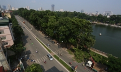 Hà Nội di dời, chặt hạ 130 cây xanh trên đường Kim Mã