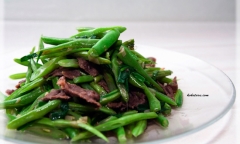 Cách làm thịt bò xào đỗ ngon miễn chê