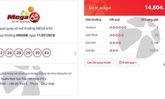 Kết quả xổ số Vietlott hôm nay 13/7/2018: Jackpot có 
