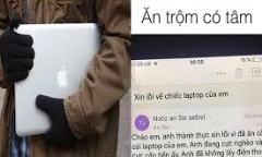 Tên trộm có tâm, lấy laptop còn gửi mail xin lỗi khiến khổ chủ không biết nên khóc hay cười
