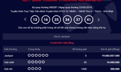 Kết quả xổ số Vietlott hôm nay 25/5/2018: Lắng nghe lời “thì thầm” của Jackpot khủng