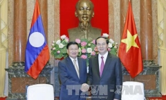 Dành ưu tiên cao thắt chặt quan hệ đặc biệt Việt - Lào