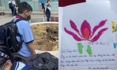 Bạn bè viết thư cho nam sinh mất vì cây đổ: Kiếp sau mình lại làm bạn chung lớp tiếp nha!