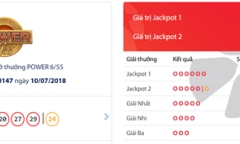 Kết quả xổ số Vietlott hôm nay 12/7/2018: Jackpot hơn 43 lại chơi “bịt mắt bắt dê”