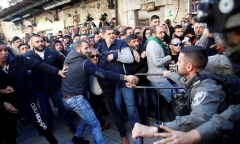 Israel bắn đạn thật vào người biểu tình Palestine