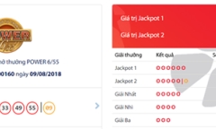 Kết quả xổ số Vietlott hôm nay 11/8/2018: Jackpot “khủng” sẽ về tay ai?