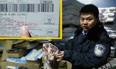 Thu giữ hàng trăm cân thịt, cá hết hạn sử dụng gắn mác nhập ngoại tại Trung Quốc