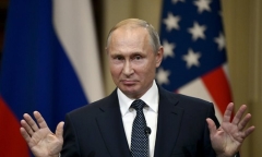 Ông Putin lần đầu lên tiềng vụ ông Trump cáo buộc đối thủ đảng Dân Chủ nhận tiền từ Nga
