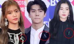 Thảm đỏ SBS Gayo Daejun 2017: Nghệ sĩ SM đều đeo băng tưởng nhớ Jonghyun