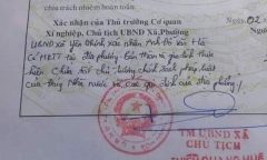 Nam sinh bị trường trả hồ sơ nhập học do Chủ tịch xã phê 