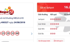 Kết quả xổ số Vietlott hôm nay 26/8/2018: Xem Jackpot hơn 16 tỷ chơi “trốn tìm”