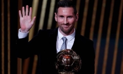Cầu thủ Messi giành danh hiệu Quả bóng vàng 2019