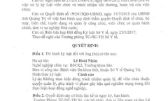 Vụ sản phụ tử vong sau sinh mổ: Kỷ luật Trưởng Khoa sản