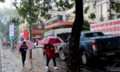 Dự báo thời tiết ngày 19/3: Miền Bắc cuối tuần ẩm ướt, mưa rào