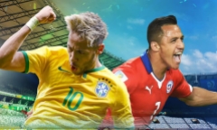 World Cup 2014: Dự đoán tỷ số trận Brazil đấu với Chile 23h(28/6)