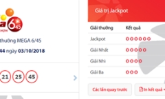 Kết quả xổ số Vietlott hôm nay 5/10/2018: Hồi hộp xem hơn 52 tỷ chơi “trốn tìm”