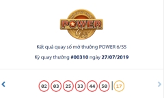 Kết quả xổ số Vietlott ngày 30/7/2019: Tìm chủ nhân cho Jackpot hơn 33 tỷ đồng