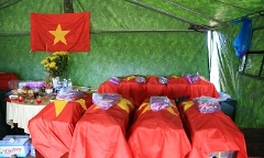 Tìm thấy hài cốt 21 liệt sĩ hy sinh trong trận đánh An Điền tại Bình Dương