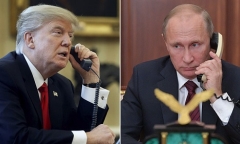 Tổng thống Trump, Putin điện đàm hơn 1 giờ, bàn về Triều Tiên và Syria
