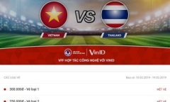 Cháy vé trận U23 Việt Nam - Thái Lan ngay sau khi mở bán