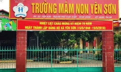 Ninh Bình: Trường mầm non bị