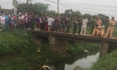 Phát hiện thi thể 2 thanh niên chết bí ẩn dưới mương nước