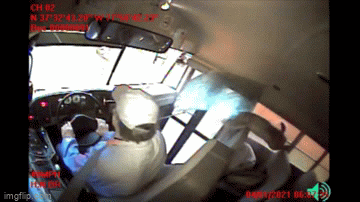 Tài xế thót tim khi thấy vật lạ có màn 