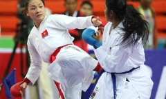 Clip: Lăng Thị Hoa giành HCV nội dung Kumite 68kg nữ