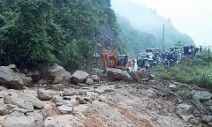 Lai Châu: Tiếp tục mưa lớn, nhiều tuyến đường sạt lở nghiêm trọng