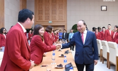 Thủ tướng Nguyễn Xuân Phúc gặp mặt đoàn thể thao Việt Nam dự ASIAD 18