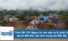Dự báo thời tiết ngày  1/9: Bắc Bộ giảm mưa, trời nắng trời lại