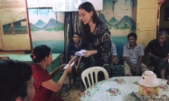 Sao Việt ngày 30 Tết: Hà Hồ, Diễm Hương vẫn tất bật đi từ thiện