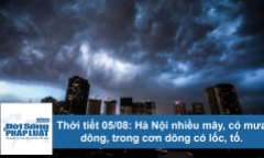 Dự báo thời tiết 5/8: Miền Bắc mưa dông cuối tuần, đề phòng thời tiết nguy hiểm