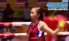 Clip: Võ sỹ Bùi Thị Quỳnh xuất sắc hạ đối thủ người Thái Lan