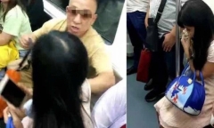 Video: Cụ ông ẩu đả giành chỗ ngồi với cô gái trên tàu điện ngầm gây tranh cãi