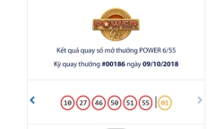 Kết quả xổ số Vietlott hôm nay 9/10/2018: Bộ số kỳ lạ trúng Jackpot hơn 77 tỷ