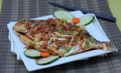 Món ngon mỗi ngày: Cá chim sốt gừng sả thơm ngon cho ngày se lạnh