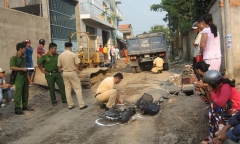 Xe tải lùi bất cẩn, cán chết nữ sinh đi xe đạp điện