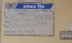 Tấm bảng ghi lời nhắn tới cha mẹ khiến nhiều người suy ngẫm trong