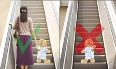 Đọc những điều này, bạn sẽ an toàn khi đi thang cuốn