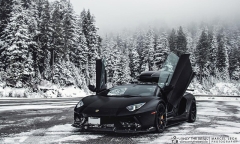 Chiêm ngưỡng siêu xe Lamborghini Aventador đầu tiên lắp Ski-box