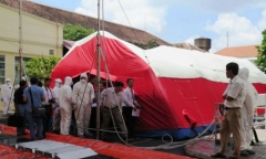 Clip: Diễn tập phòng chống Ebola